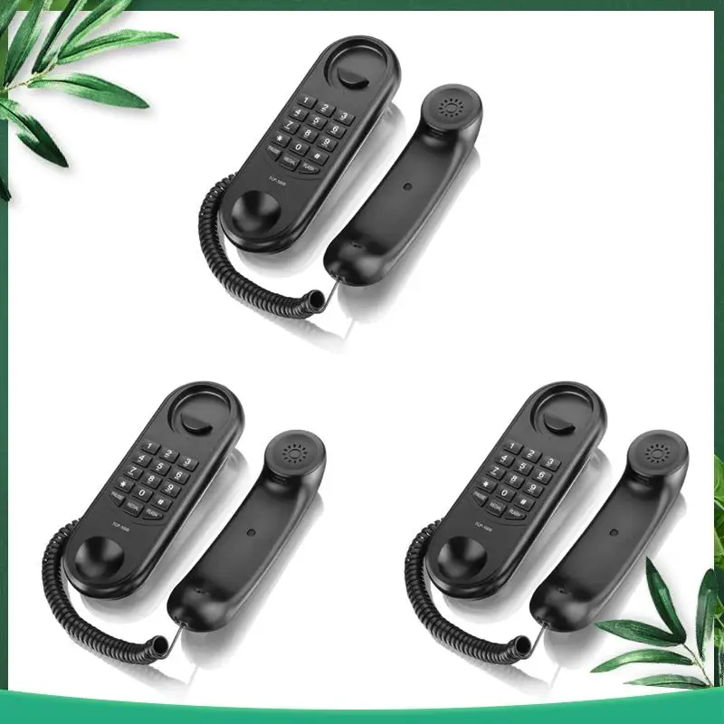 YSS-3X TCF1000 Wall Desk Wall Telephone With Redial And Flash Memory Hotel Telephone Elevator Home Telephone Extension