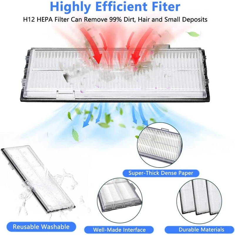 Acessórios para roborock s7 maxv ultra s7 pro ultra aspirador de pó peças reposição acessórios