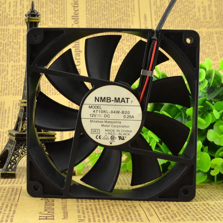 

ORIGINAL 4710KL-04W-B20 12025 12CM 0.25A CASE COOLING FAN