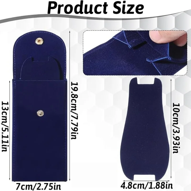 1/2Pcs Portable Watch Storage Bag with Buckle Jewelry Travel Organizer Pouch High-End Gift Packaging for Watches And Accessories