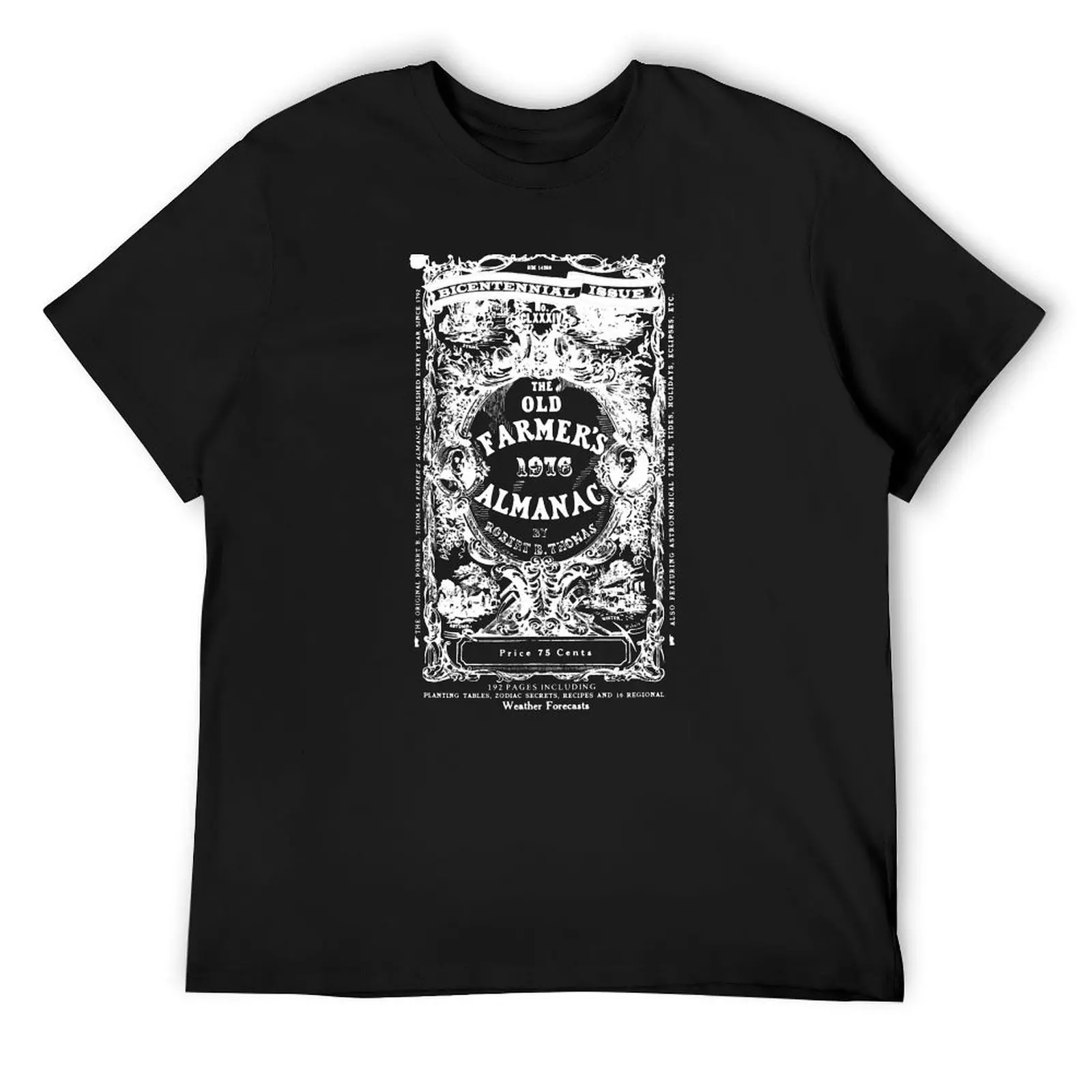 Farmers Almanac Bicentennial Issue T-Shirt shirts graphic tee man clothes aesthetic clothes tshirts for men