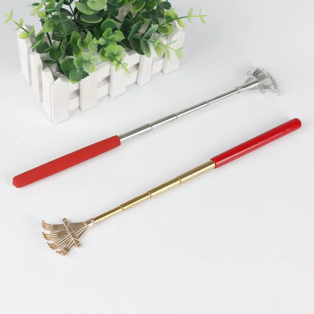 

Набор из 3-х телескопических массажеров для спины из нержавеющей стали: портативные металлические когти-массажеры