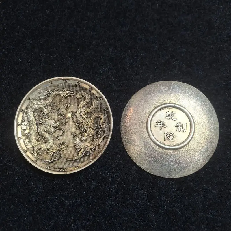 Miscellaneous vintage plates with dragon and phoenix twelve zodiac animal ornaments