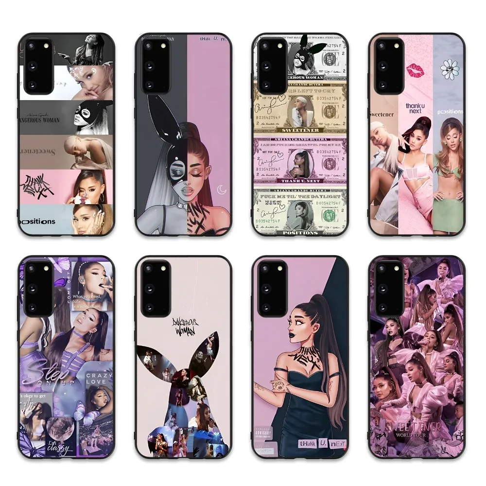 Singer A-Ariana G-Grande Phone Case For Samsung S 9 10 20 21 22 23 30 23plus lite Ultra FE S10lite Fundas