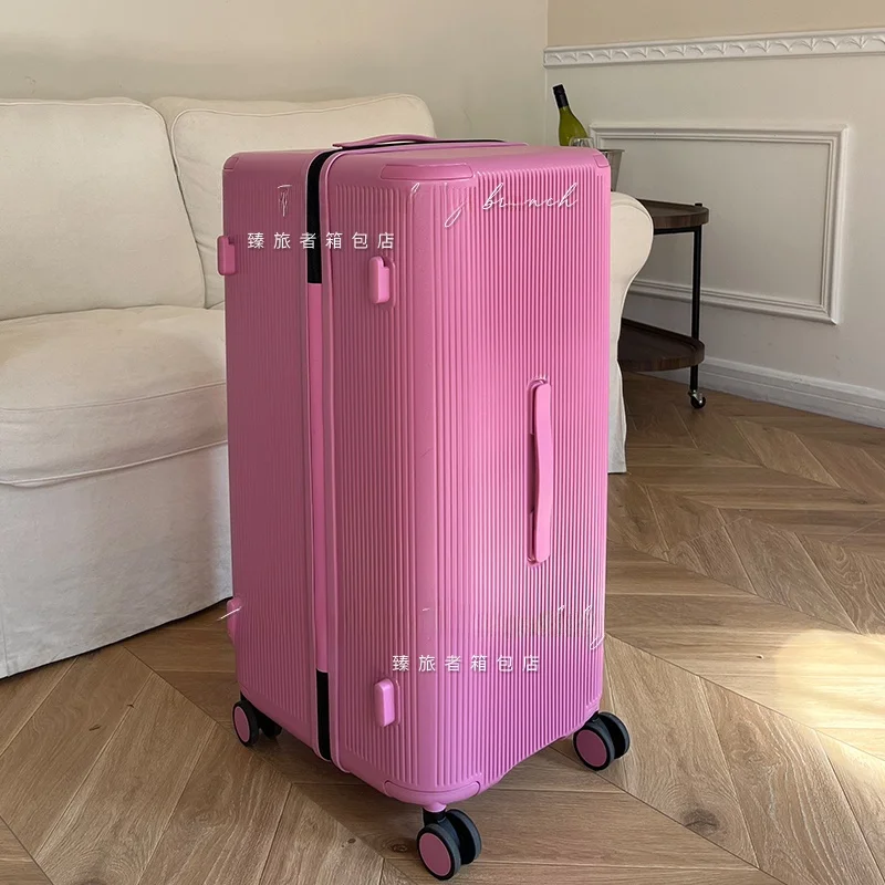 

Дорожный чемодан большой емкости Thiened Password Lo, женская сумка 30 дюймов, большая с тягой, прочный модный тренд