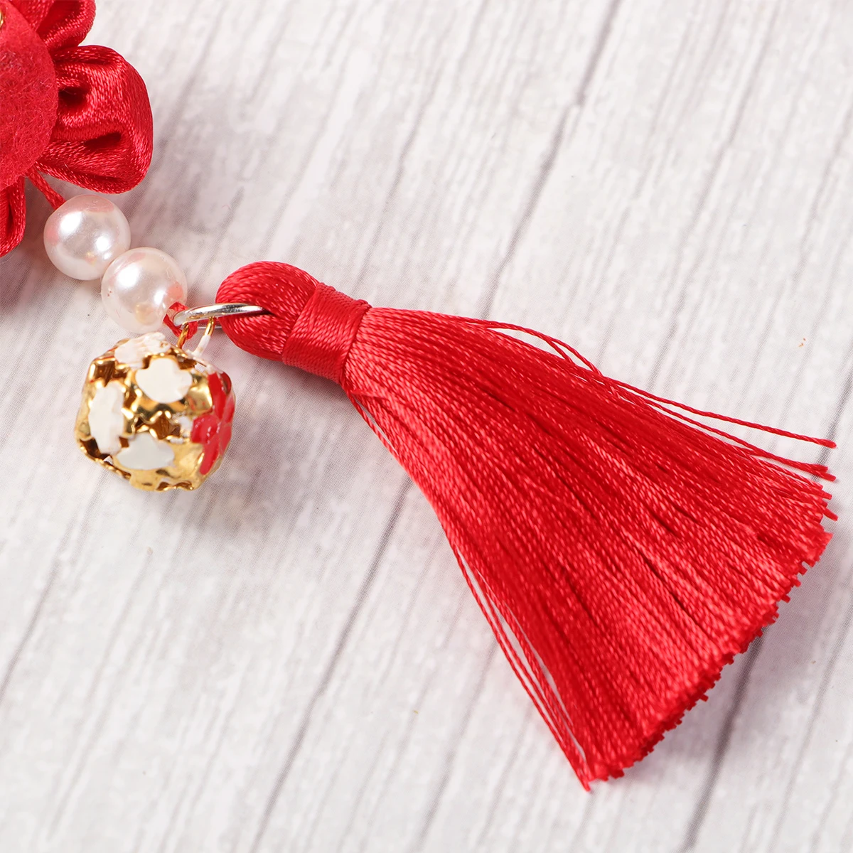 

1 Pair Chinese Style Hairpins Tassel Hair Clips New Year Bobby Pin Hair Accessories for Kids Children (7)