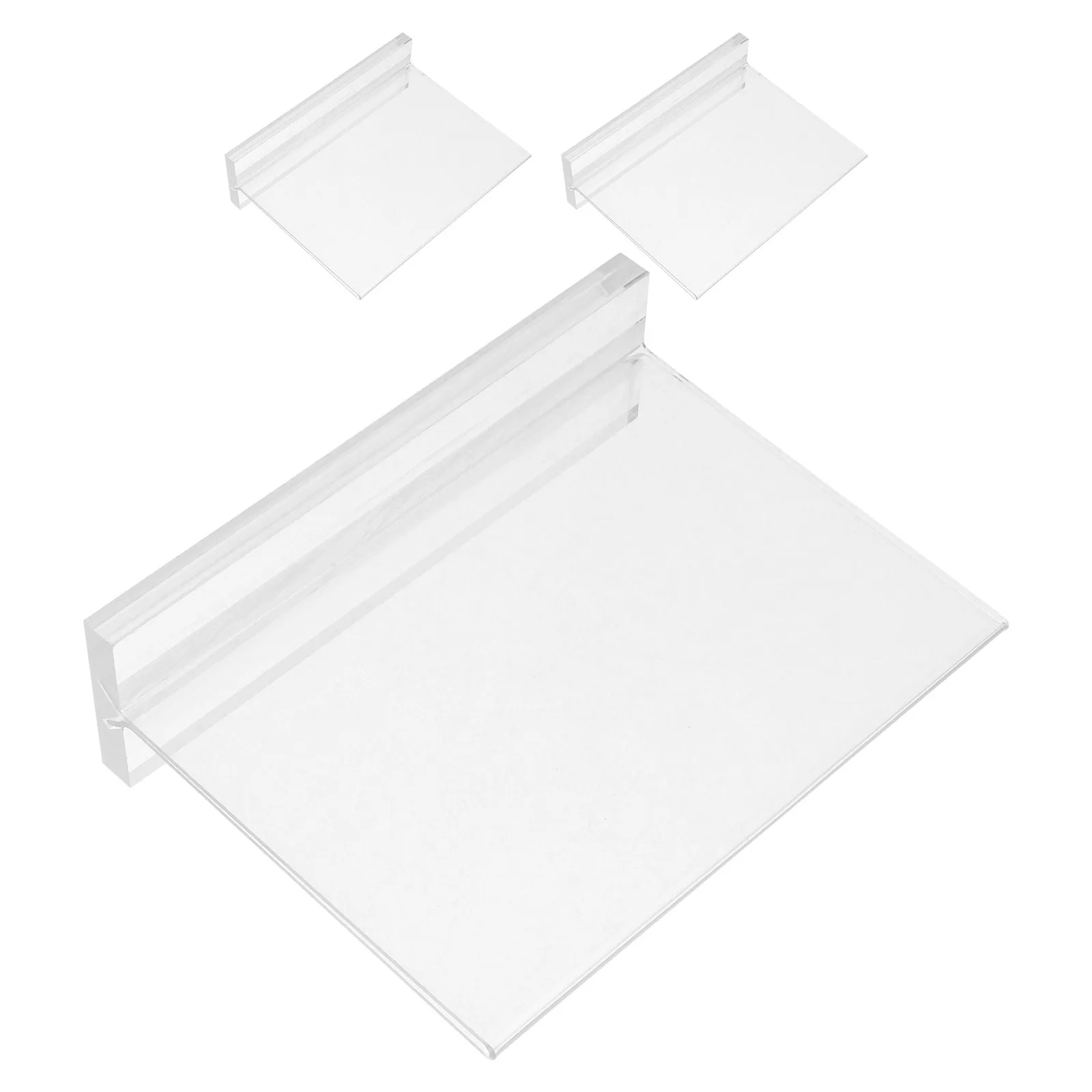 

3Pcs Clear Acrylic Table Top Display Stand Dualsided Picture Frames for Wedding Table Numbers Photos Art Restaurant Signs