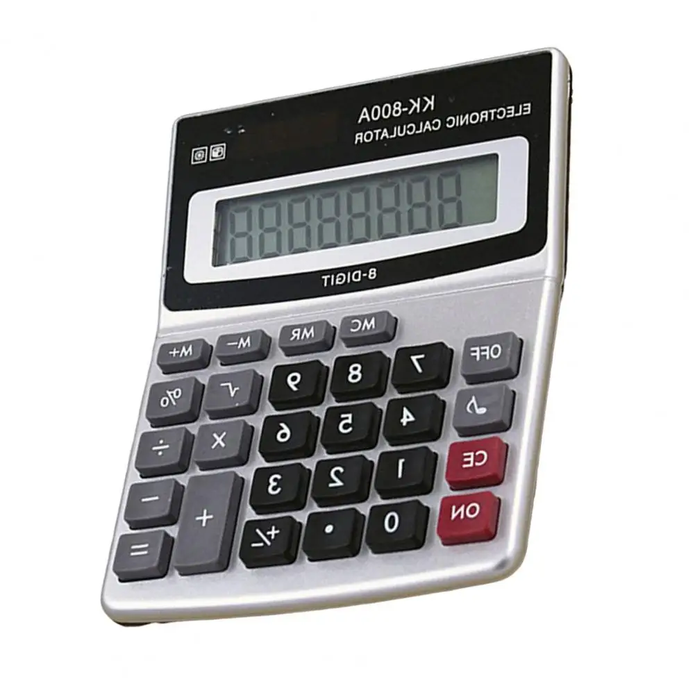 KK-800A 8 Digits Electronic Calculator Desktop Calculator Large Display Office School Financial Accounting Desktop Calculator