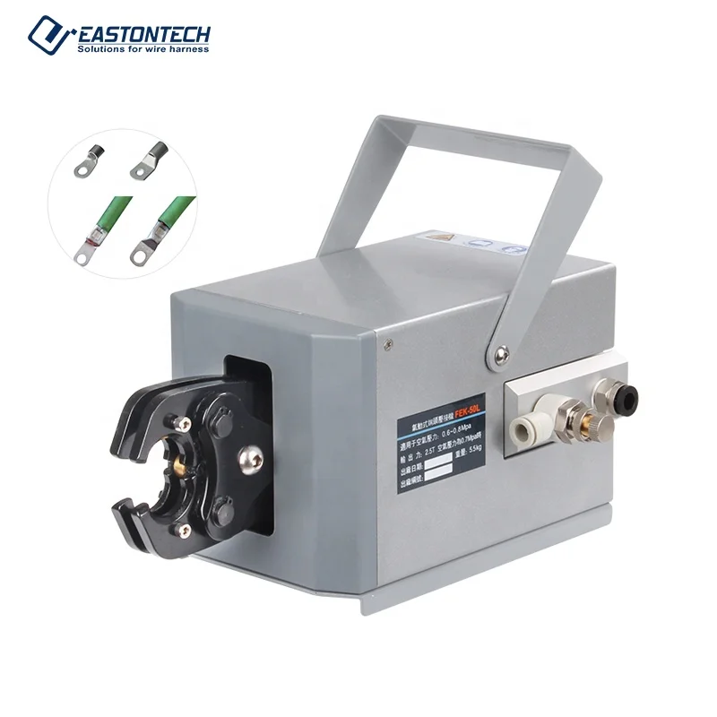 

FEK-50L 0,6-0,8 МПа 2,5 T портативный пневматический 6-50 мм2 Электрический Шестигранный обжимной станок