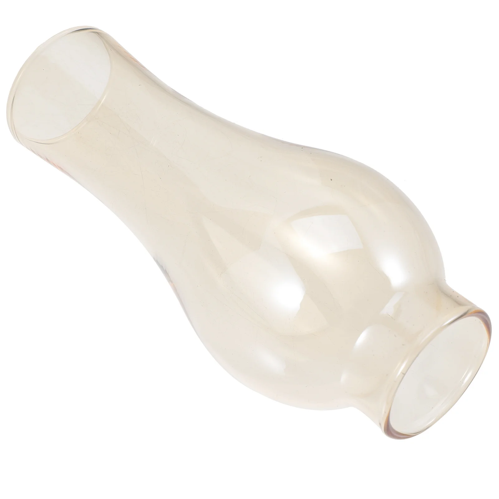 غطاء مصباح زيتي زجاجي عتيق غطاء مصباح مقاوم للحرارة واقي فانوس شفاف للتخييم والديكور المنزلي