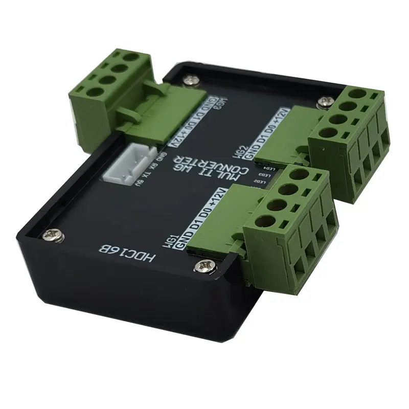 Wiegand Singal Format Converter 2In 1out / 1In 2out Multi Channel Auto Recognize WG26~WG80 Format Suit For Access Control System