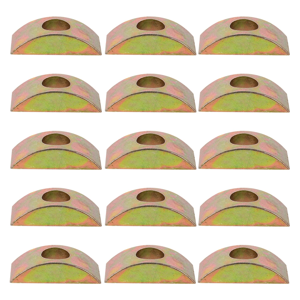 

20 Pcs Semicircular Gasket Connector Furniture Nut Gaskets Accessories Washer Spacer