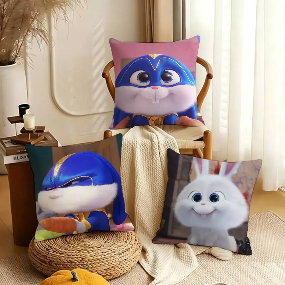 The S-Secret Life Of P-Pets Anime Pillow Cover Sofa Cushion Cover Home Room Decoration Children Gift