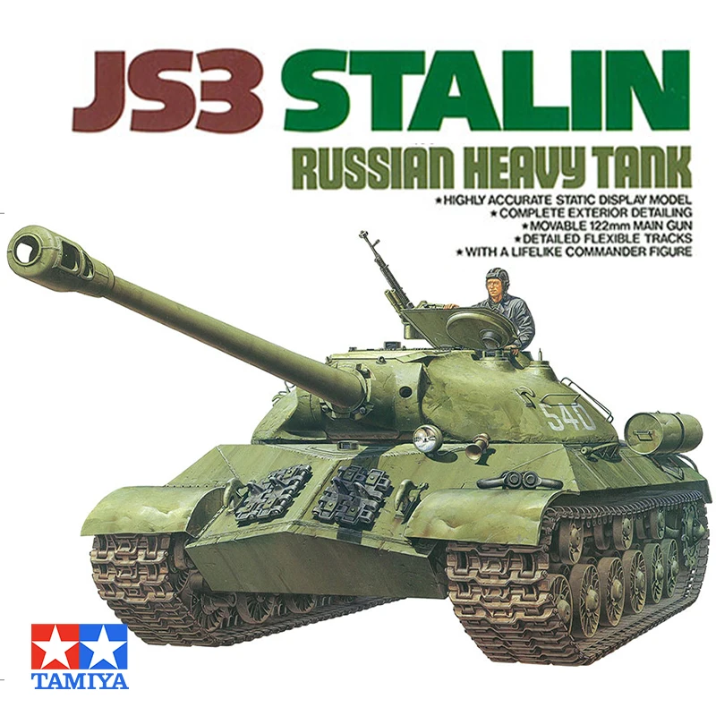 TAMIYA Assembled Tank Model Kit 35211 Soviet Stalin JS3 Heavy Tank 1/35