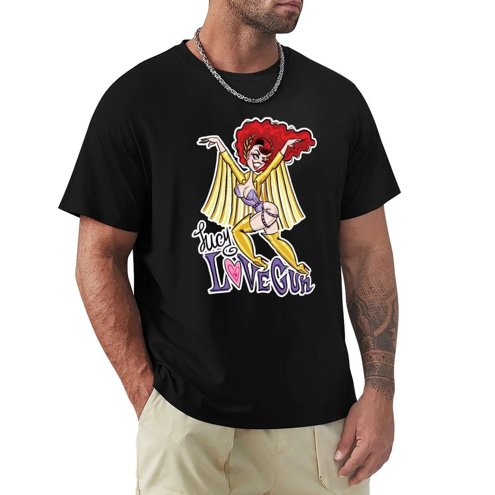 

Lucy Lovegun T-Shirt customs design your own quick drying mens t shirts pack