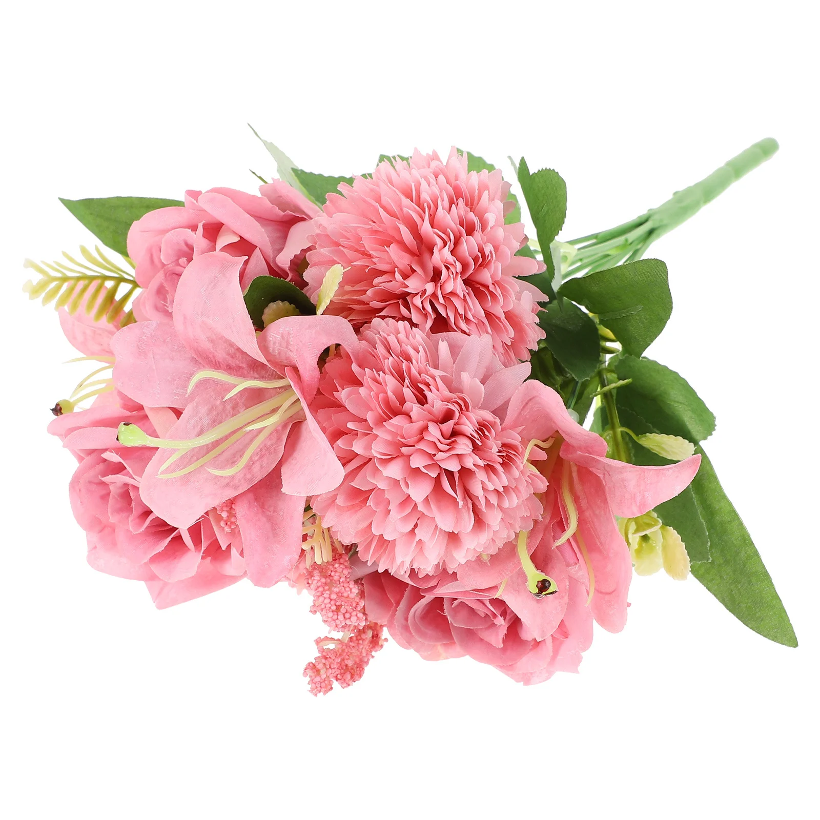 

1 Bundle Simulation Flower Bouquet Decorative Artificial Fake Flower Living Room Home Decor Wedding Party Bouquet