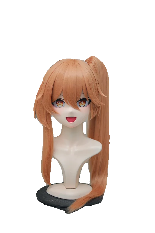 

(NFD-20-021) Customize Character Female/Girl Resin Kig Full Head With Lock Anime Cosplay Japanese Anime Kigurumi Mask