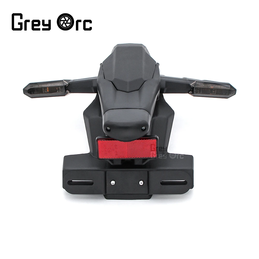 

For Kawasaki Ninja Zx10r 2016-2021 Rear Mudguard With Turn Signal Lamp Fender Splash Guard License Plate Holder Light Bracket