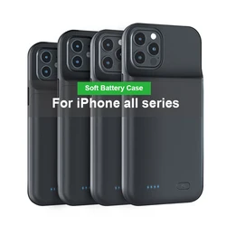 Phone Battery Charging Case for iPhone, 6800mAh, 6, 6S, 7, 8, SE, 2020, X, XR, 11, 12, 13, 14, 15 Plus Pro Max