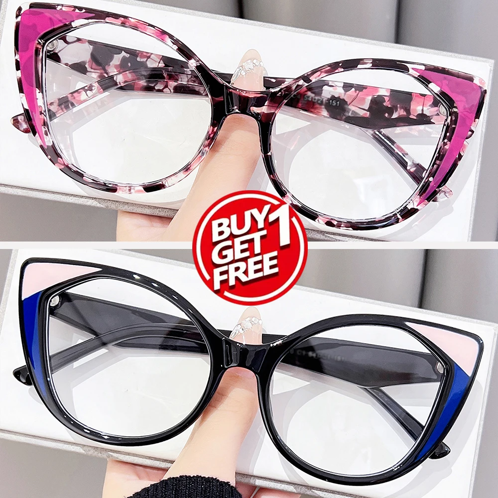 2pcs Cat Eye Square Reading Gl - Laptop Accessories Women review and price