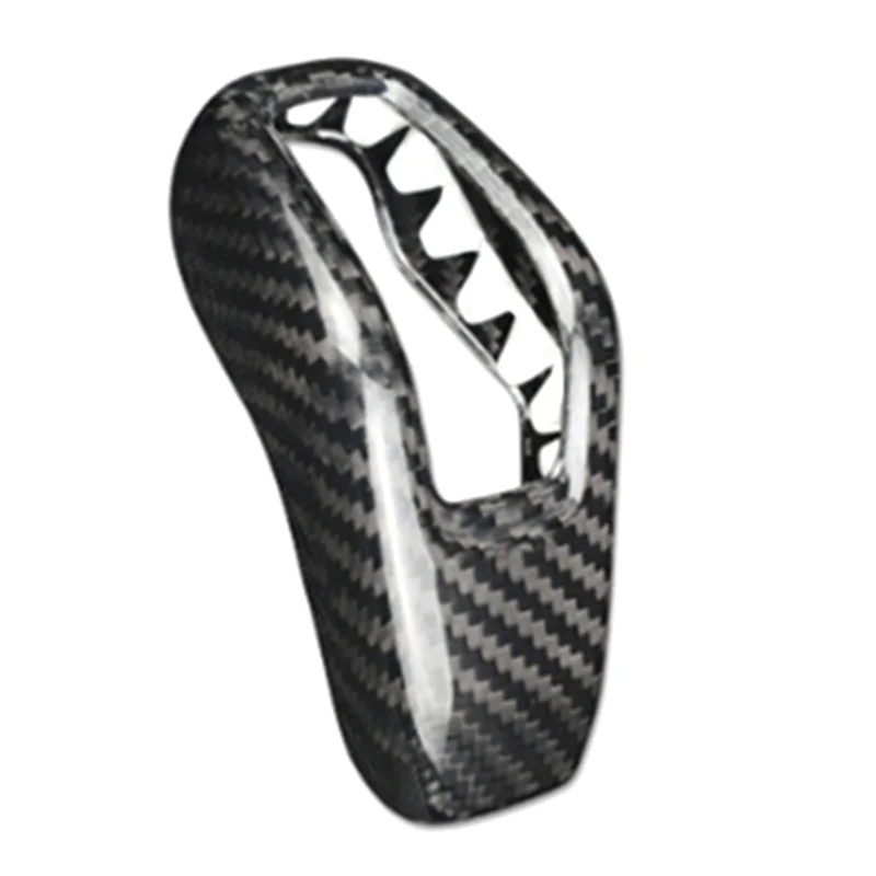 

Carbon Fiber Patch Shift Head Decorative Cover Center Control Gear Handle Cover For 2020 Land Rover Jaguar