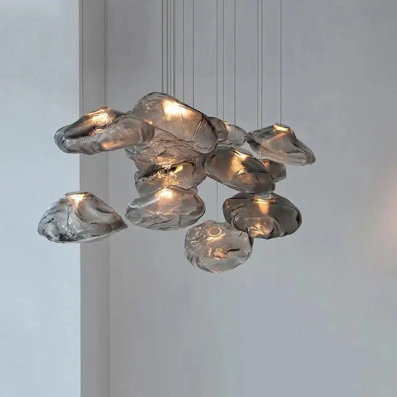 

Cloud Shaped Design LED Pendant Lamp for Living Dining Room Restaurant Island Loft Stairwell Chandelier Indoor Lighting Decor