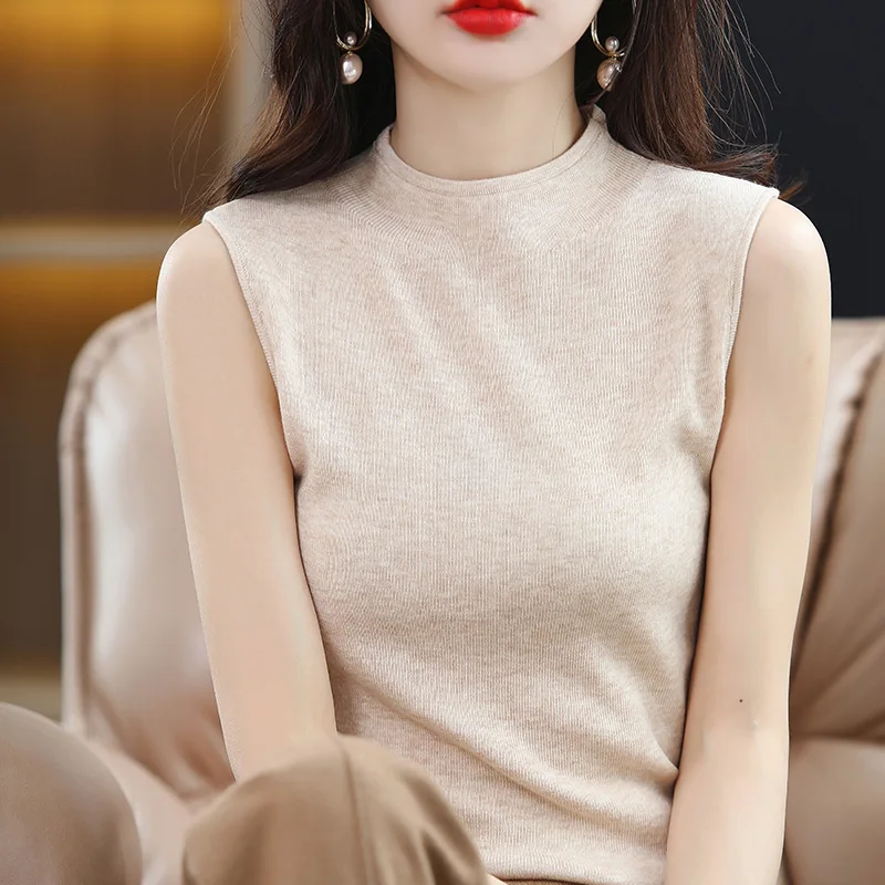 سترة نسائية محبوكة مستديرة من Ne Svel لربيع 2025، بدلة رفيعة، ملابس داخلية، ملابس خارجية، نمط عريض، قطع مستقيمة C... #4