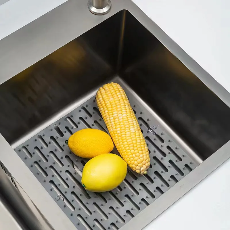 

1pc new multi-purpose cloth towel drain pad hollow kitchen sink storage pad filter screen anti slip insulation pad