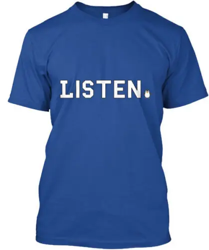 Listen T-Shirt Made in the USA Size S to 5XL