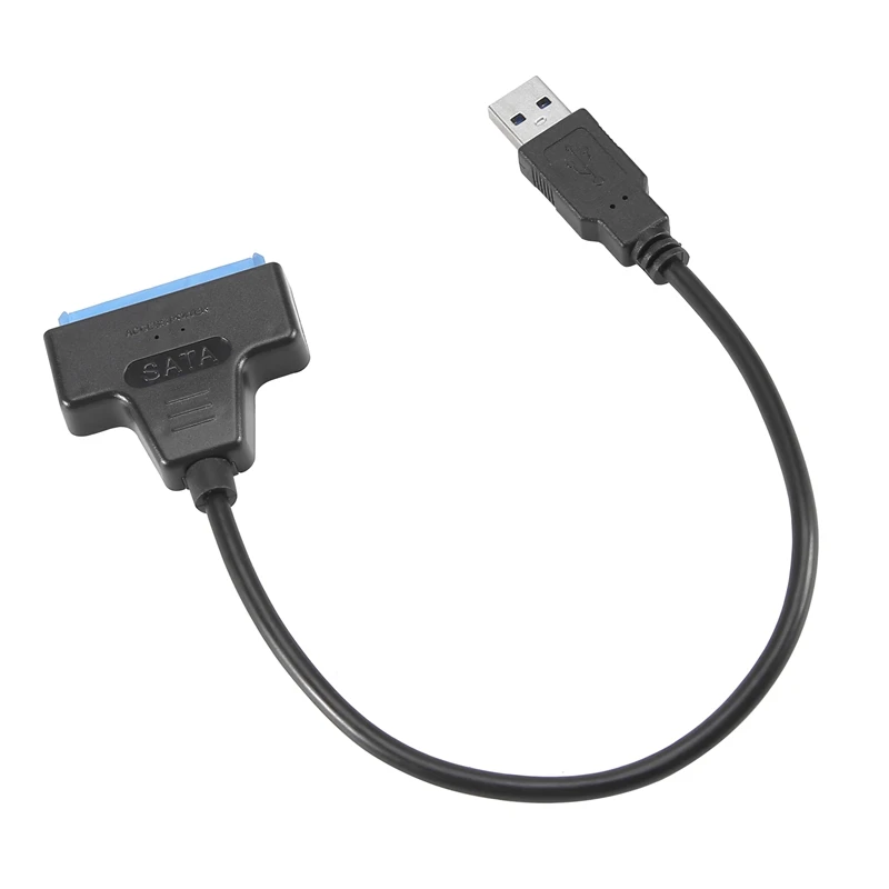 Адаптер SATA-USB 2,5, 5 Гбит/с, совместим с 2,5-дюймовым SATA HDD UASP SSD для ПК, ноутбуков, Windows, Mac, Linux