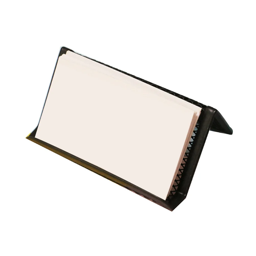 

3Pcs Black Iron Business Card Holder Stainless Steel Portable Name Organizer Case for Credit Id Cards Business Case