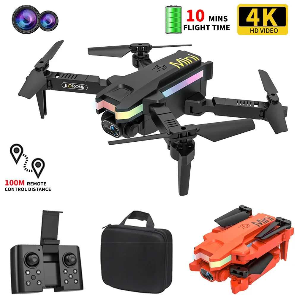 

XT8 Mini Drone 4K Professional HD Camera WIFI FPV Air Pressure RC Plane Fixed Altitude Foldable Quadcopter RC Helicopter Toys