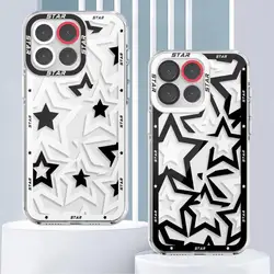 Pink Blue Red Cute Stars Art Soft Case for Honor X8a X9a X9b 5G X8 X7b 90 Lite X8 4G Silicone Clear Cover Fundas