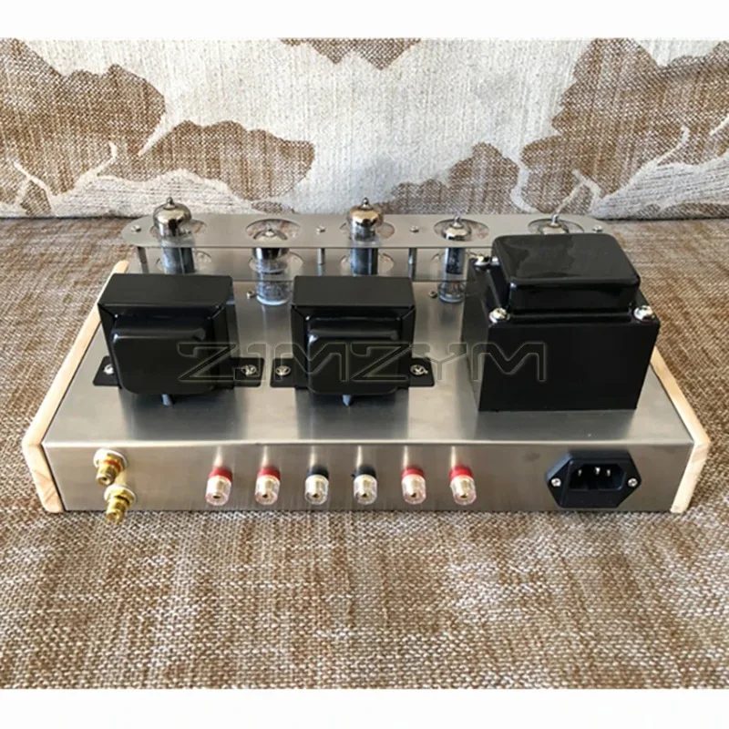 Audio 6n2 6p1 Vacuum Tube Amplifier Kit DIY Hifi Class A Audio Amplifier Vu Meter Bluetooth 5.0 Usb Player 110V220V