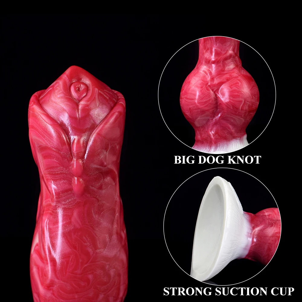 NNSX Wolf/Hond Monster Dildo Butt Plug voor Vrouwen Grote Knoop Anale Plug Sex ​   Speelgoed voor mannen Anale dildo Masturbatie Erotisch speelgoed