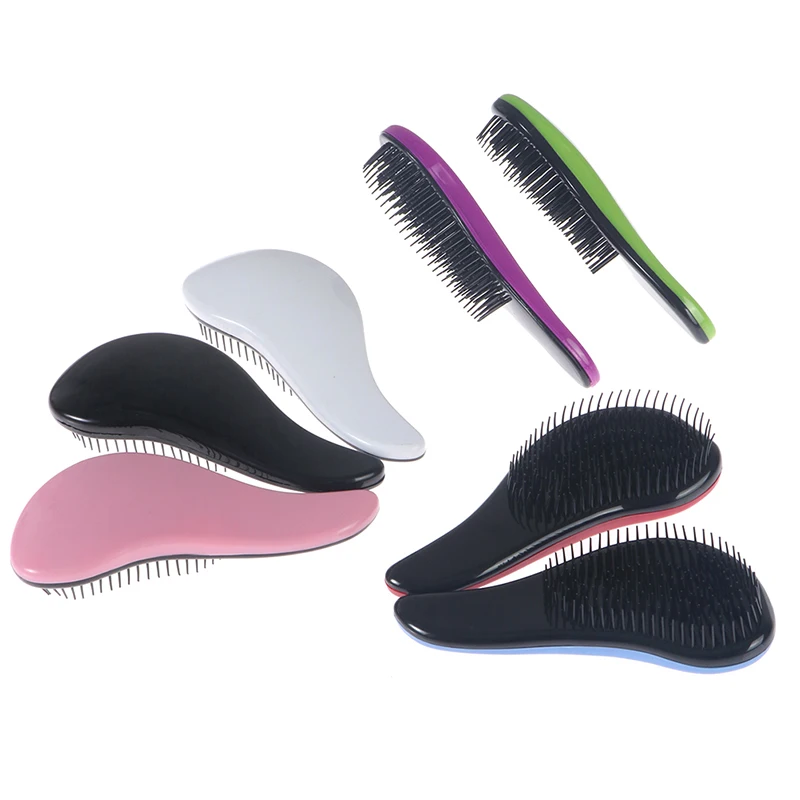 1pcs Hot Magic Handle Comb Anti-static Massage Hair Brush Tangle Detangle Shower Massage Hairbrush Comb Salon Hair Styling Tool