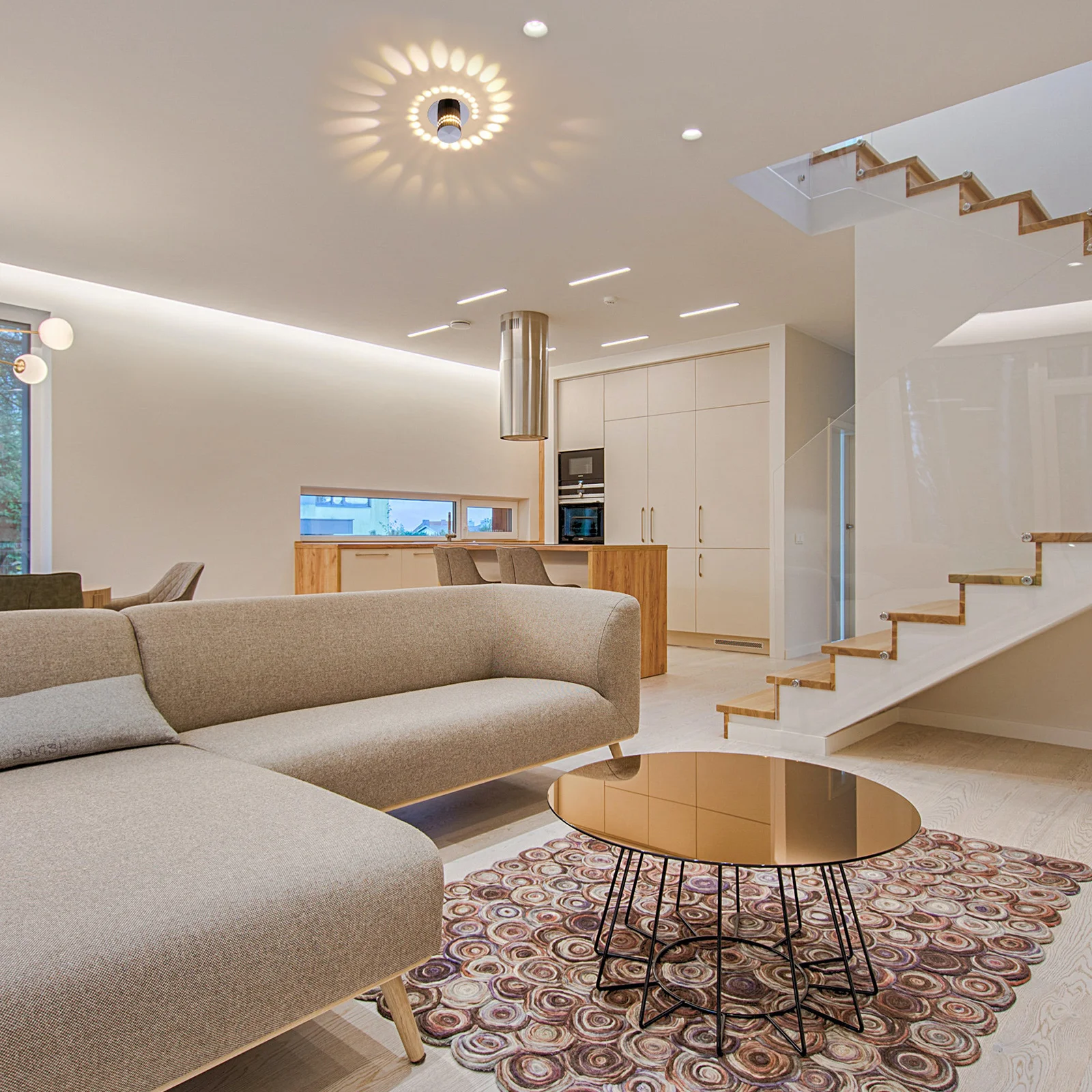 

Spiral LED Wall Lamp Aluminum 1W Modern Sconce Ceiling Down Light Warm White for Bar Disco Ktv Bedroom Lighting