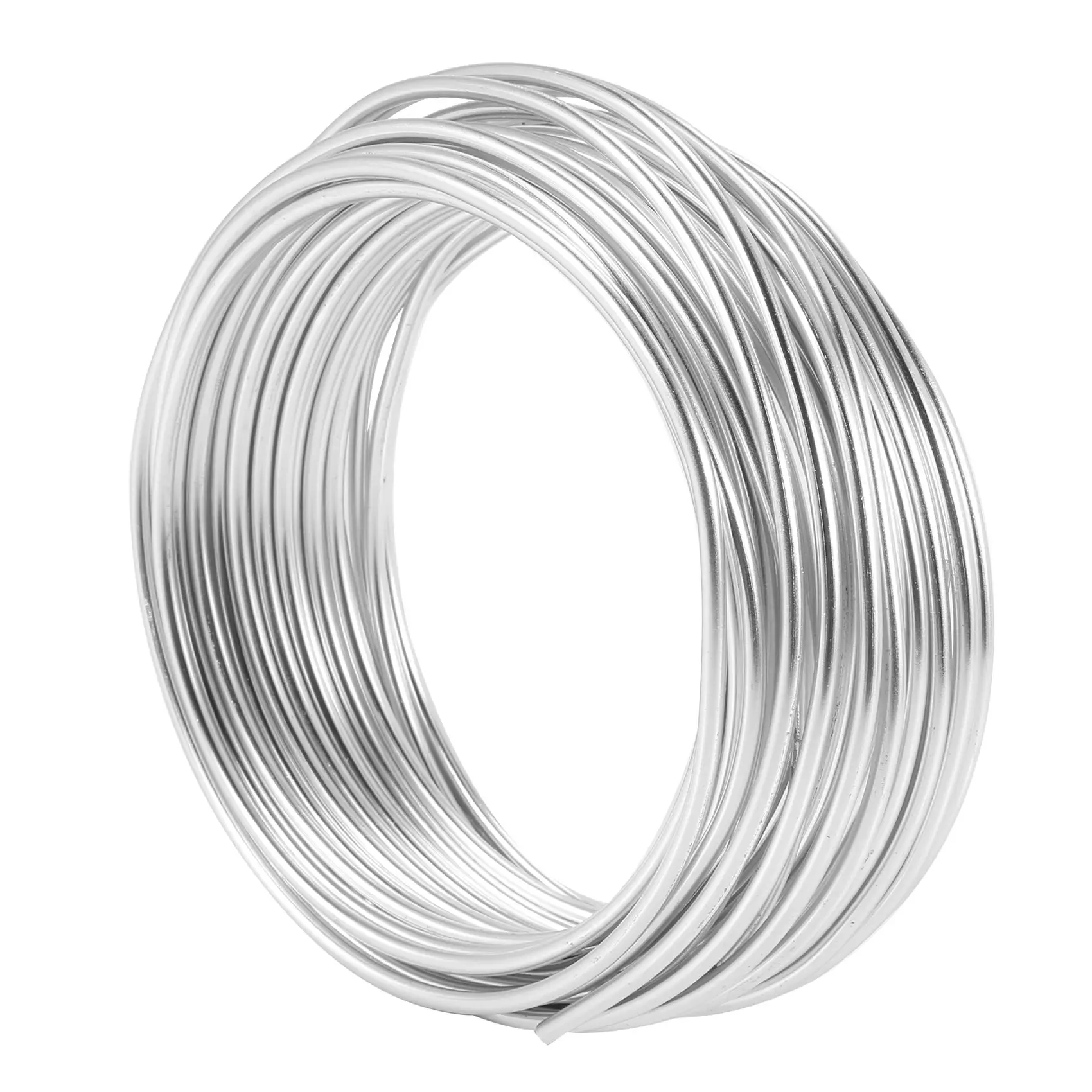 A11E-3Mm Aluminium Wire 10M Craft Silver Wire For Jewellery Making Clay Modelling Bonsai And Model