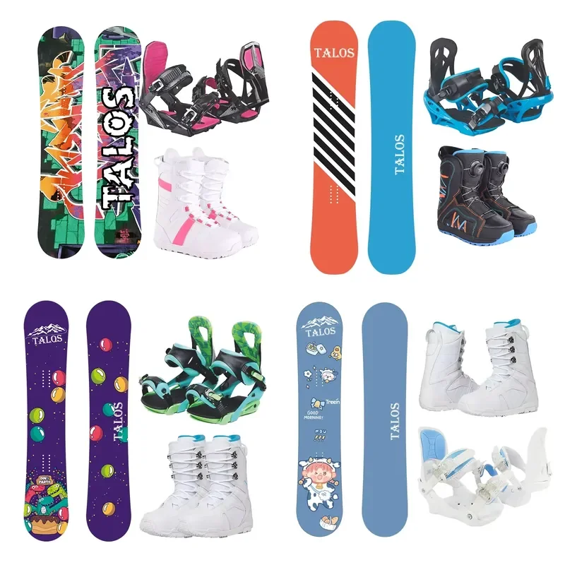 Winter Sport New Design OEM/ODM Round Snow Board High Quality Poplar Wood Core Abs Sidewall Adult Snowboard