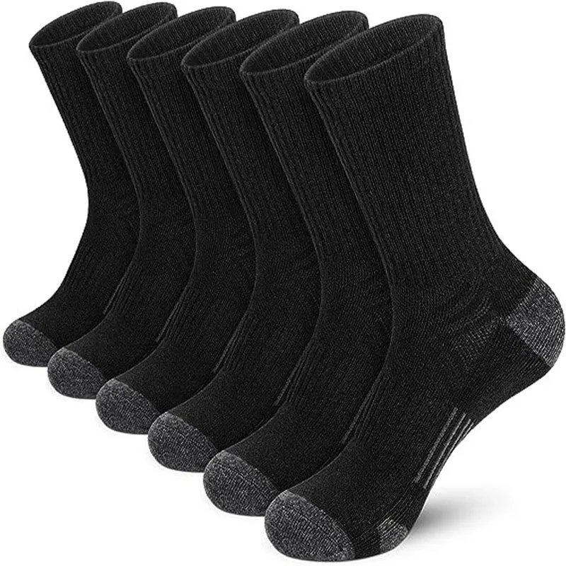 5 paia di calzini da basket oversize da uomo autunno e inverno tinta unita comodi calzini Szie grandi resistenti all\'usura e deodoranti