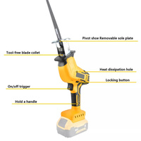 Cordless Reciprocating Saw For Makita 18V Battery Electric Cutting Saber Saw Wood Metal Pipe Cutting Power Tools（No Battery）