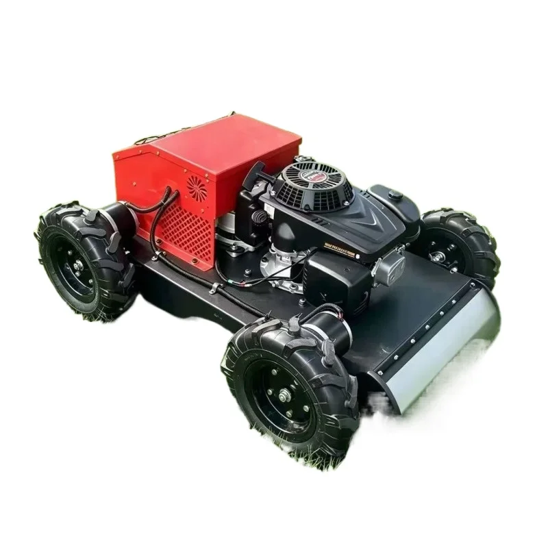Crawler remote control lawn mower, agricultural lawn mower, intelligent garden pruning durable
