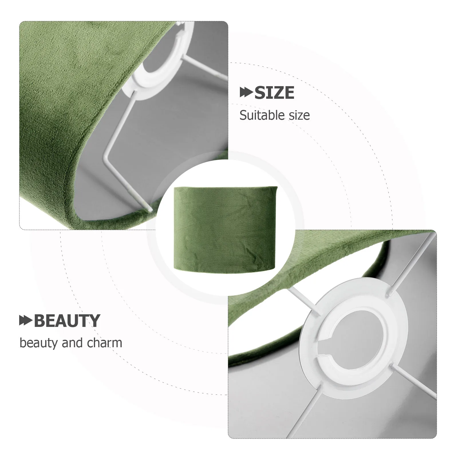 

Oval Table Lamp Shade Replacement Cover For Bedside Desk Floor Lamp Modern Fabric Light Shade Home Decor Accessory