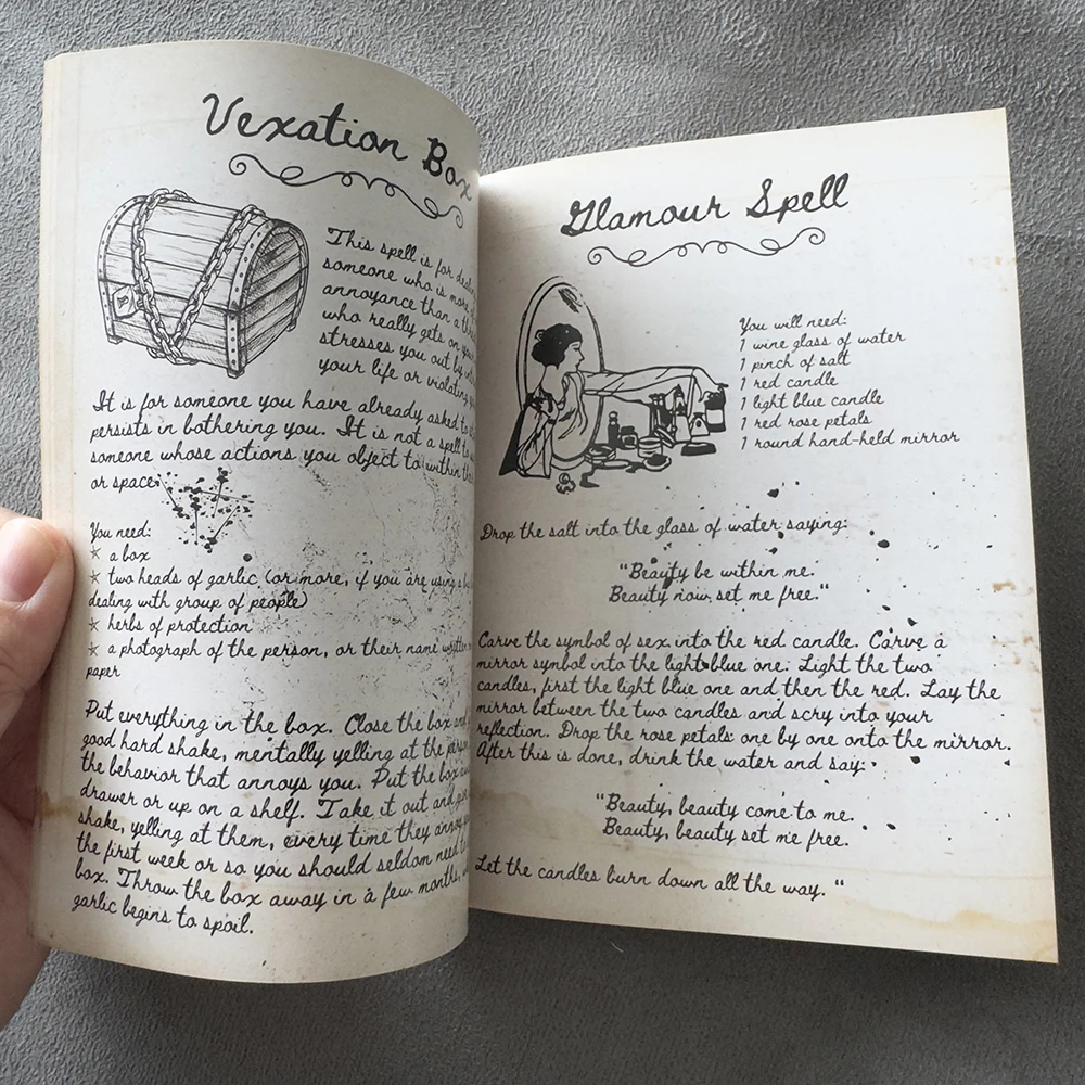 

OLD WITCH SPELLS Bundle49 Заклинания 66 страниц старого колдовства рукописная магия для вашего заклинания Wicca