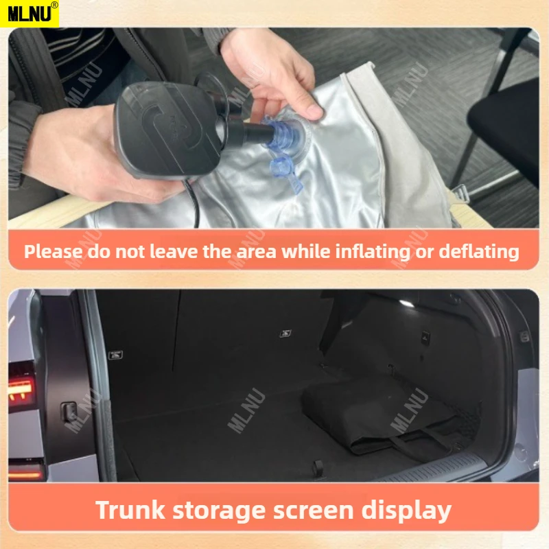 Imagen 6: Colchón de coche para Xpeng/xiaopeng G9, accesorios 2025/2024, Material Premium Eco-PVC, soporte de alta carga, ajuste sin costuras 2022-2023