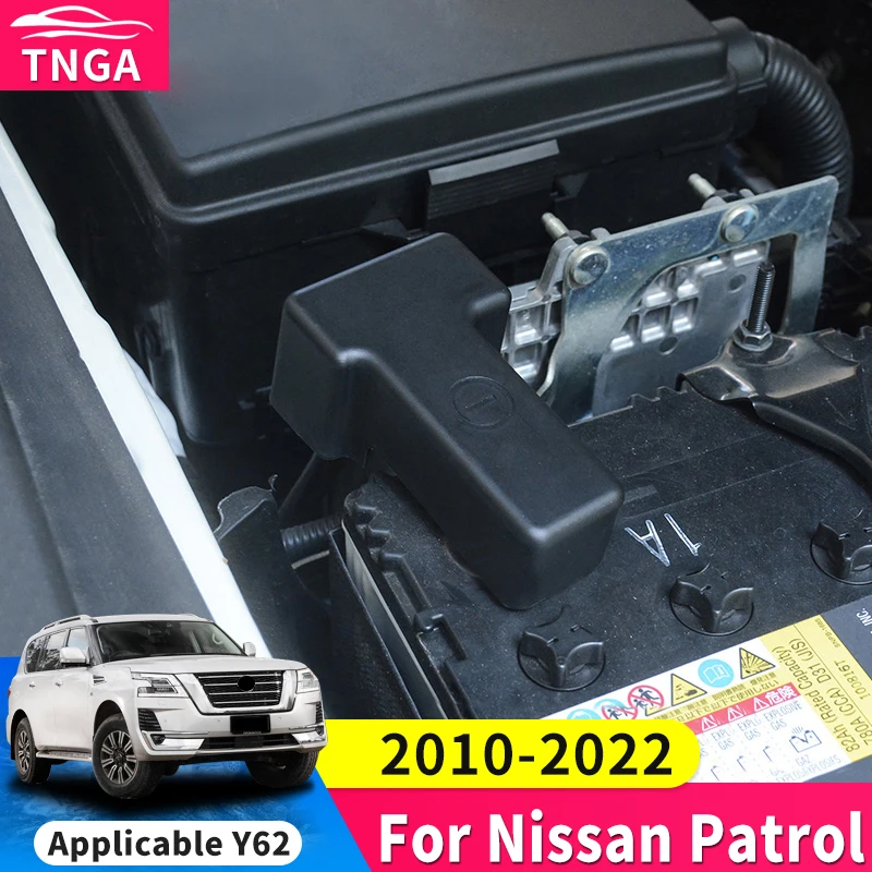 

For Nissan Patrol Y62 Battery Negative Protection Cover Modified Battery Protection Anti-Rust Dust Cover 2010-2022
