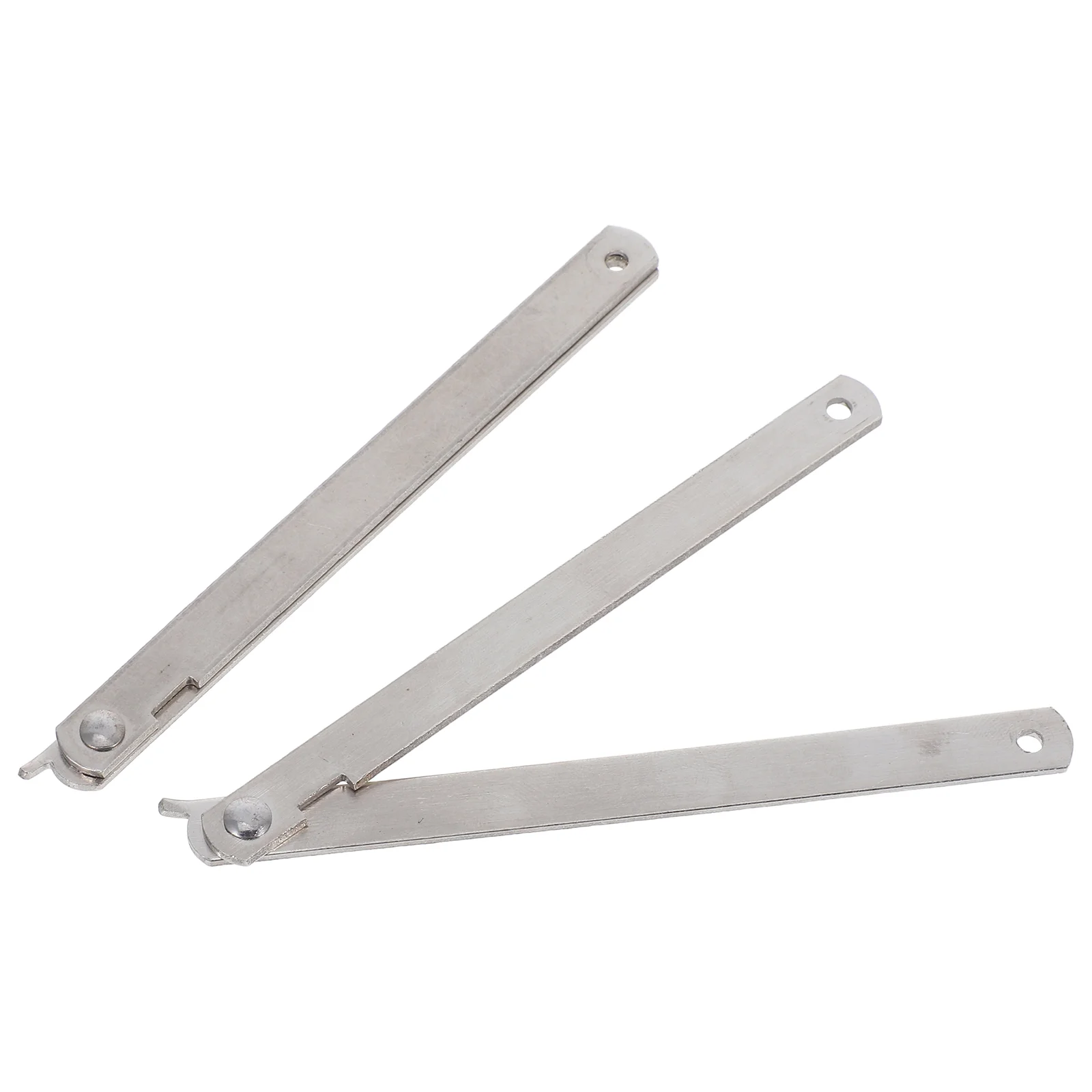 2 Pcs Folding Table Connector Desk Lid Hinges Furniture Cabinet Drawer Lifting Bracket Stainless Steel Toy Chest Support