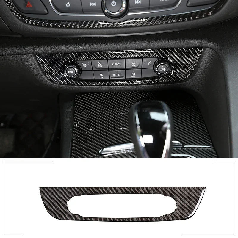 

For Buick Regal 2017-2020 Car Interior Carbon Fiber Central Control Air Outlet Vent Frame Cover Trim Accessories