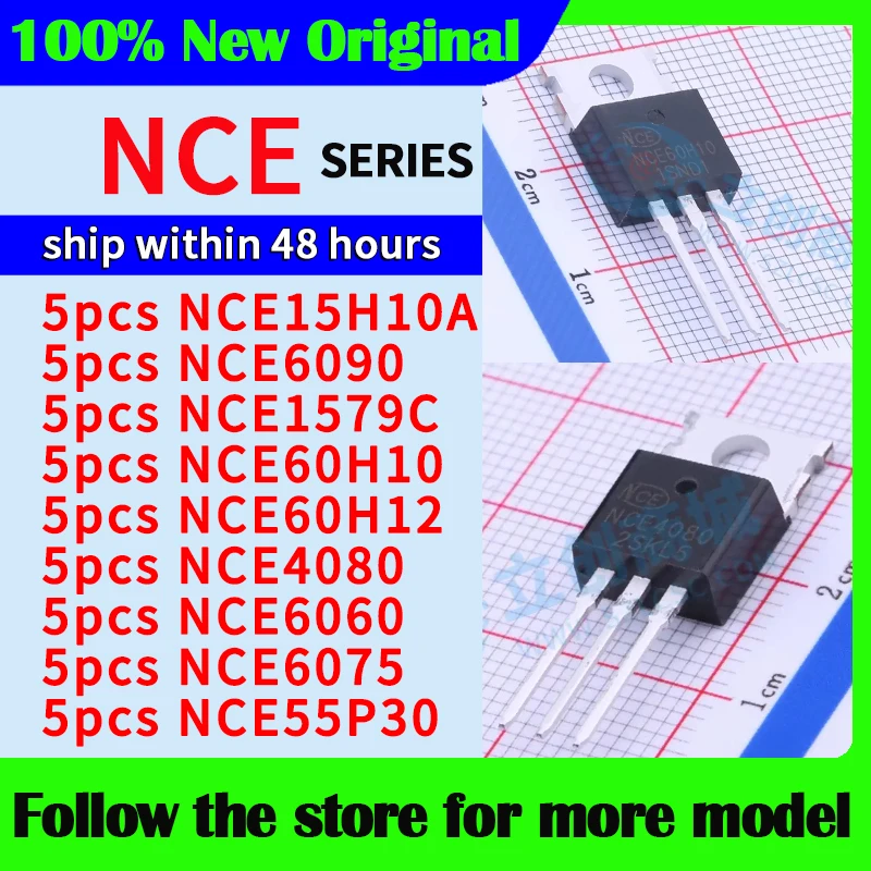 5pcs/lot  NCE15H10A NCE6090 NCE1579C NCE60H10 NCE60H12 NCE4080 NCE6060 NCE6075 NCE55P30  High quality New