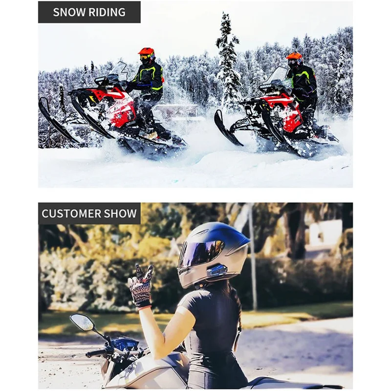 

F9-BT17 Motorcycle Helmet Headset Motorcycle Noise Reduction Earphone Stereo Music Player